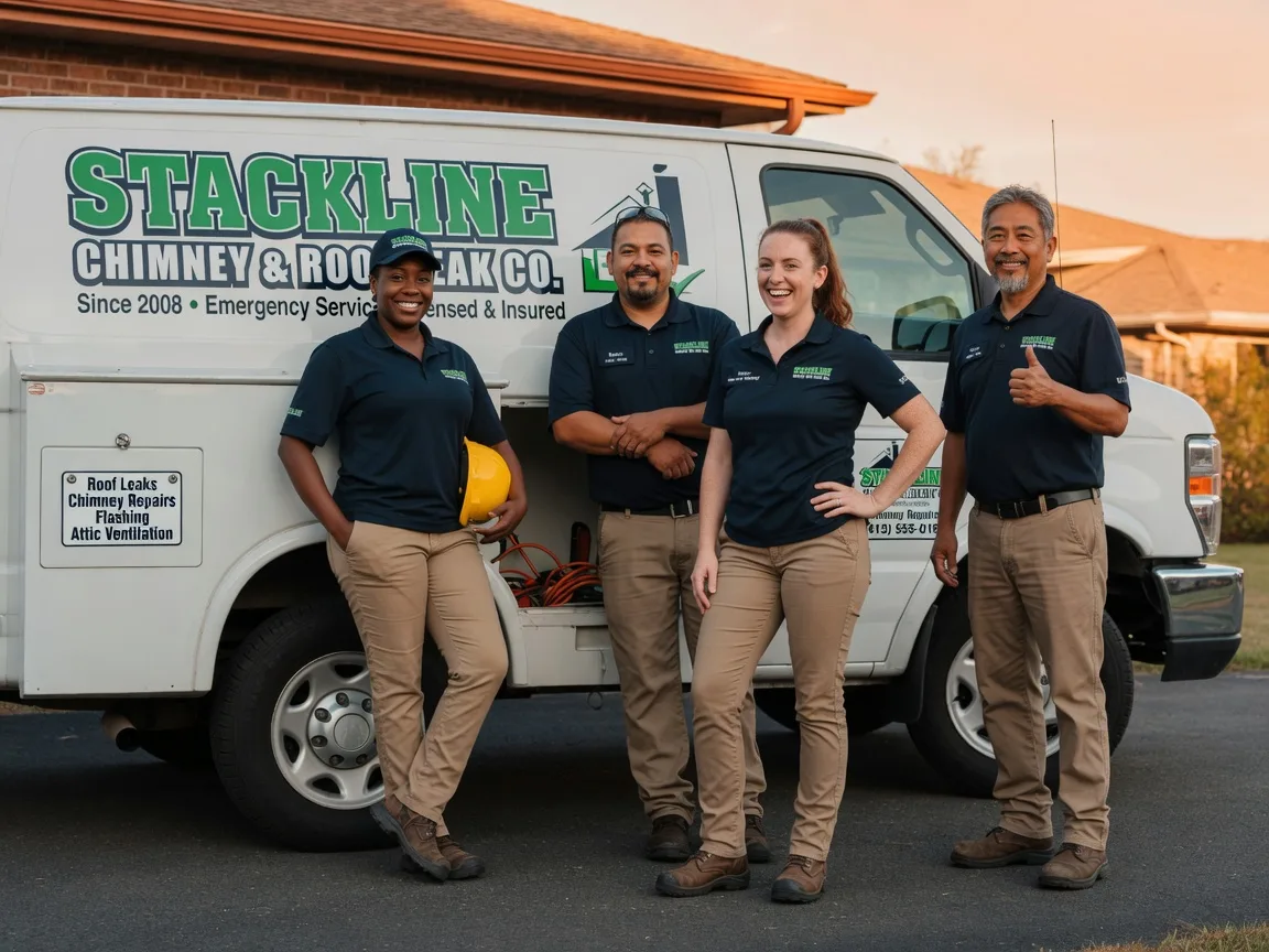 Chimney flashing repair company in Proctorville, NC